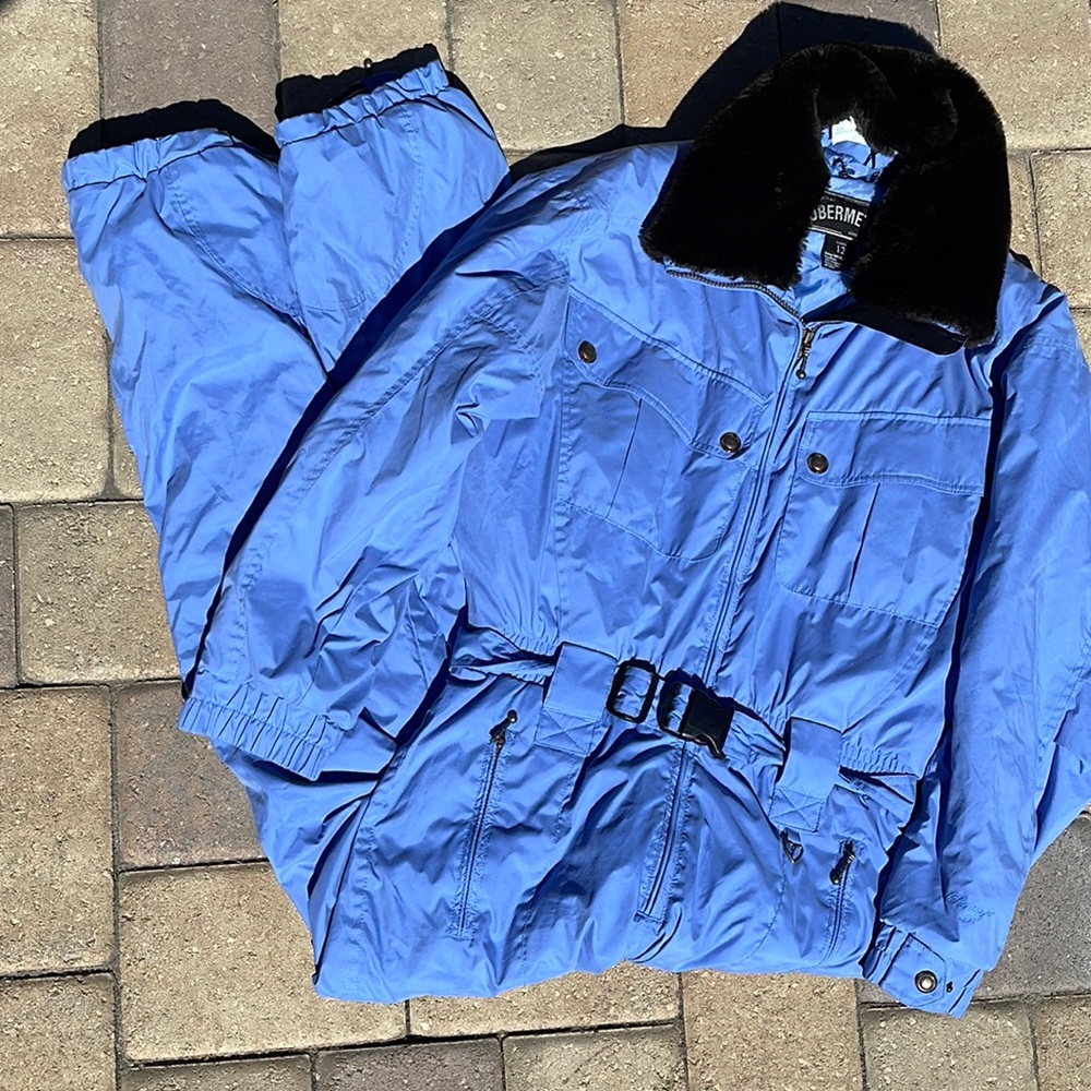 Obermeyer blue snow ski suit